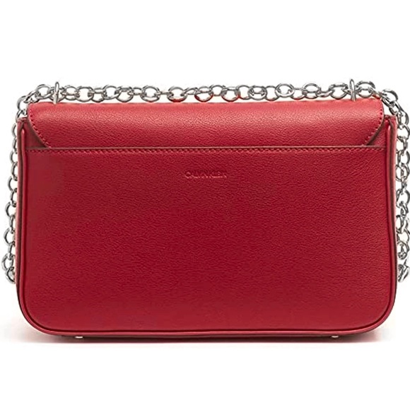 Calvin Klein Statement Series Lock Daytonna Convertible Shoulder Bag - Picture 2 of 7